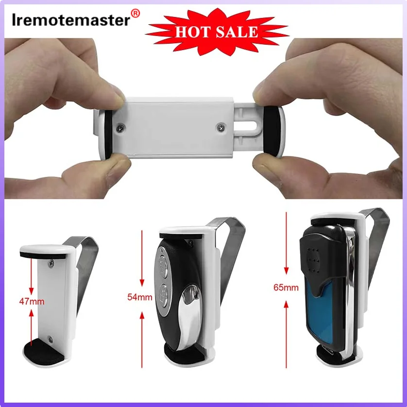 

Adjustable Car Sun Visor Clip Holder Garage Door Gate Remote Controls Transmitter Garage Command Key Fob Gate Control