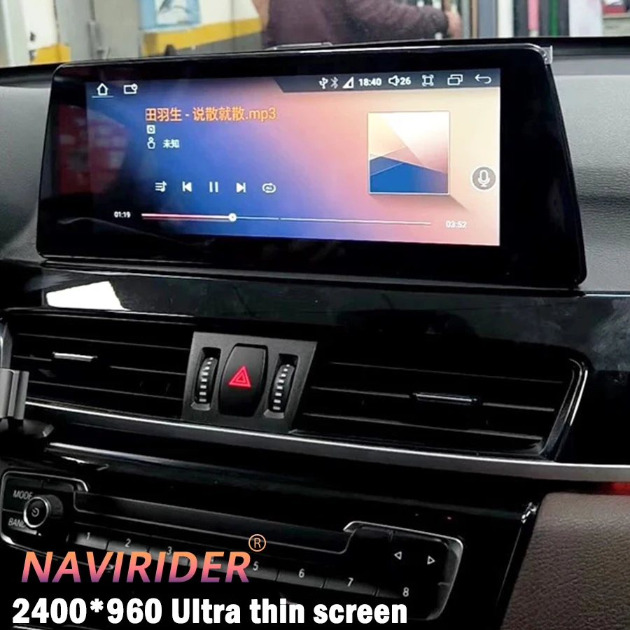 

2400*960 Автомобильное видео для Bmw X1 F48 2016-2022 NBT EVO Плеер Дисплей Android GPS 4G Мультимедийный экран Радио Беспроводной CarPlay