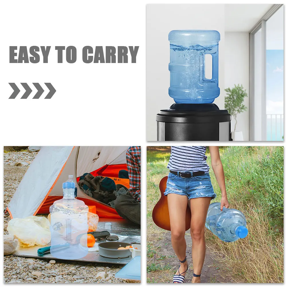 

1 Set 5L Large Capacity Jug Portable Container For Camping Outdoor Hiking Reusable Water Storage Bucket Car Driving Supplies
