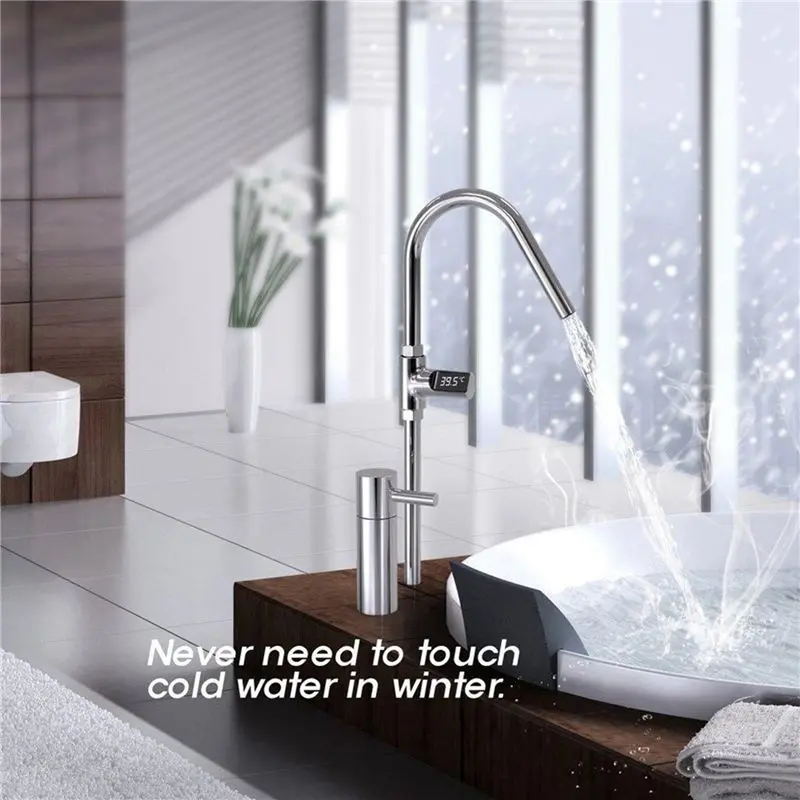 CYGJ-2X LED Display Home Water Shower Thermometer Temperature Meter Monitor Kitchen Bathroom Smart Home Baby Care