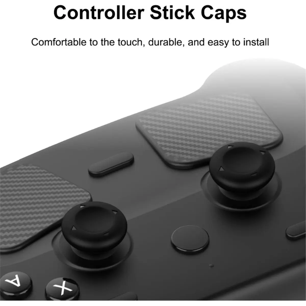 Steam Controller 2 12-in-1 Protective Set Silicone Joystick Caps Protective Stickers Dust Plugs