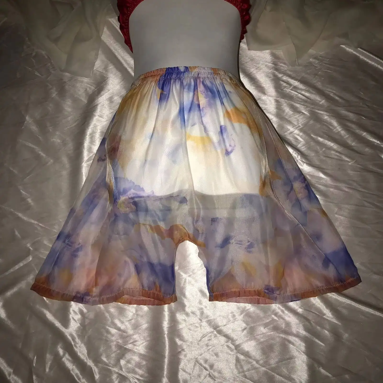 

Летние сетчатые шорты унисекс из вуали для женщин и мужчин, нижнее белье, брюки Apro, большие размеры, повседневные штаны для сна