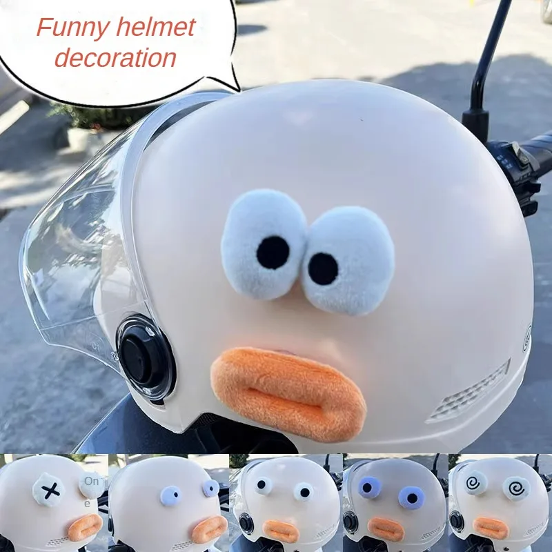 

Decoration Casque Sausage Mouth Helmets Decoration Gadgets Cute Funny Electric Vehicles Motorcycle Helmet Equipment