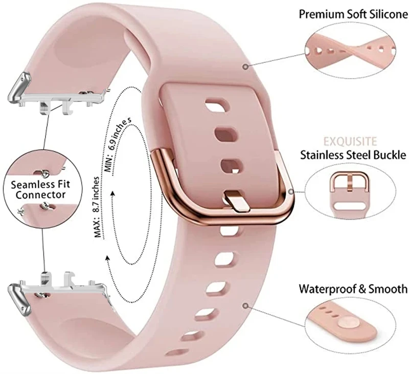 Silicone Sport Strap para Samsung Galaxy Watch 3, pulseira de substituição, pulseira para homens e mulheres, Fit3