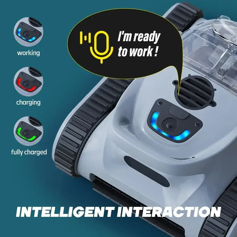 

-Cordless Wall Climbing Vacuum Cleaner New Swimming Pool Automatic Cleaner Robot