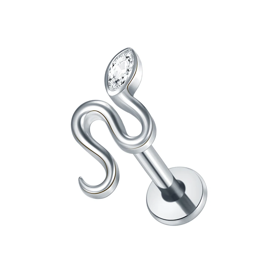 G23 Titanium Ear Tragus Cartilage Helix Piercing Stud