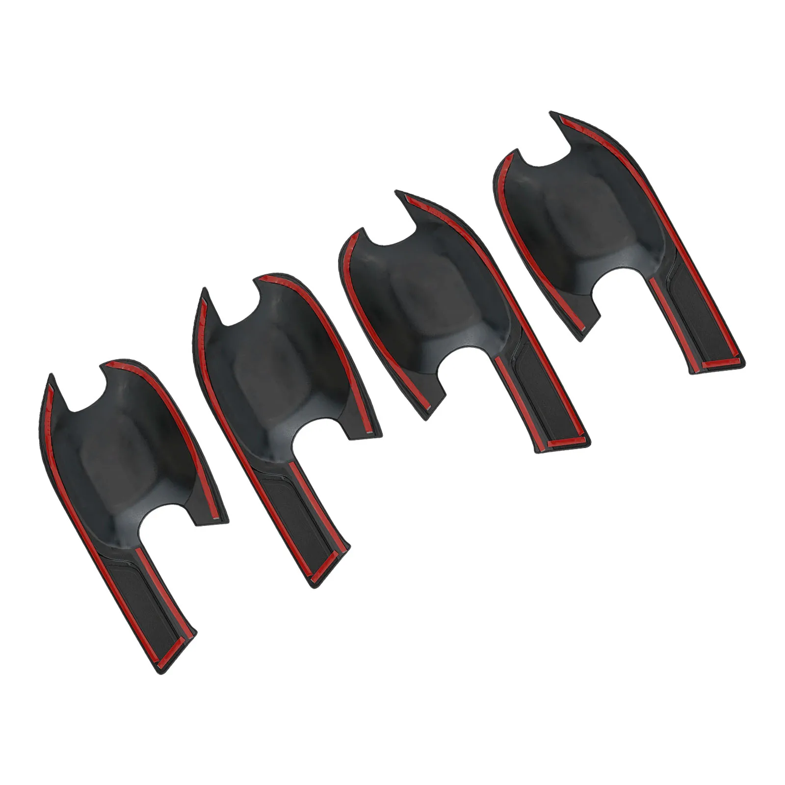 

Для Isuzu DMax 2021 2024, матовые черные чехлы на дверные ручки, комплект отделки из АБС-пластика, повышающая эстетика, простая установка