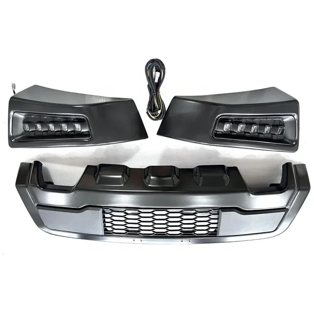 

accesorios para autoNewest Off Road Parts Car Front Bumper With LED Fog Light Body Kit Bumper For F150 Raptor Style Bumpers