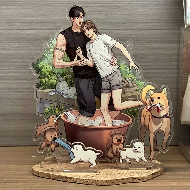 Anime Jinx Joo Jaekyung Kim Dan Cosplay Standing Plate Kawaii Acrylic Figure Stand Desktop Ornament Decoration Collect Prop