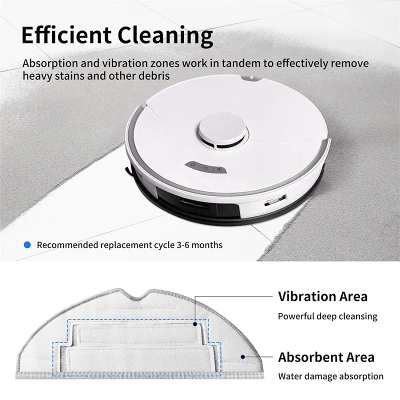 

A24P For Roborock S8 Pro Ultra Robot Vacuum Cleaner Main Side Brushes HEPA Filters Dust Bags Mop Pads Accessories Kit