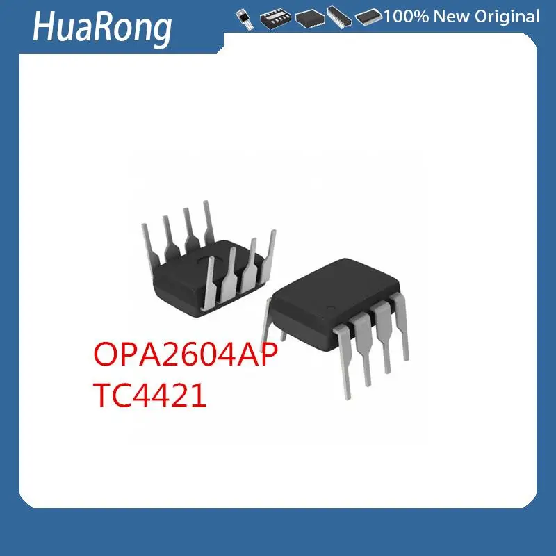 10Pcs/Lot OPA2604AP OPA2604 DIP-8   TC4421 TC4421CPA TC4421EPA