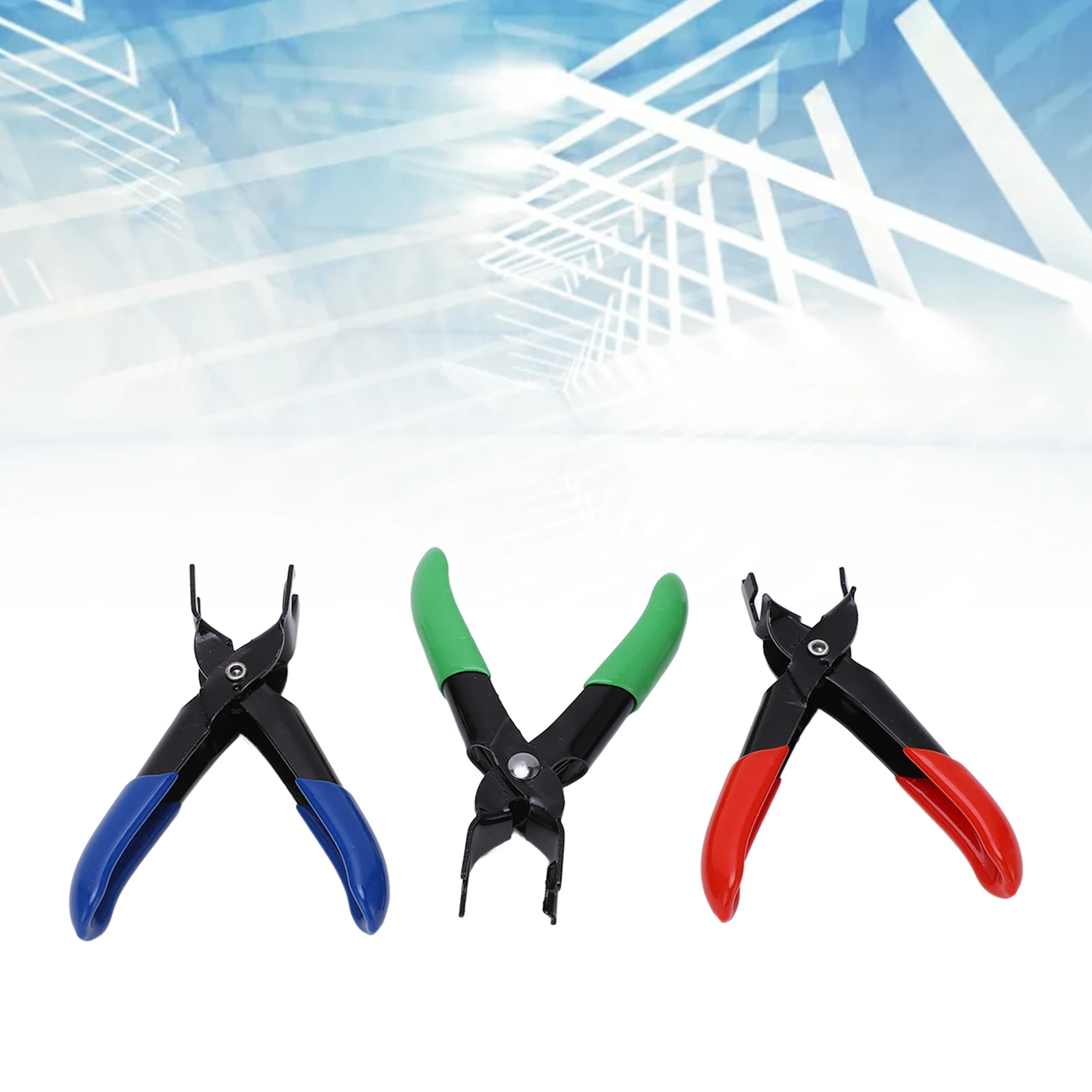 

3 шт., набор плоскогубцев для снятия топливопровода, эргономичные ручки с резиновым покрытием, универсальные для бензинового дизельного автомобиля