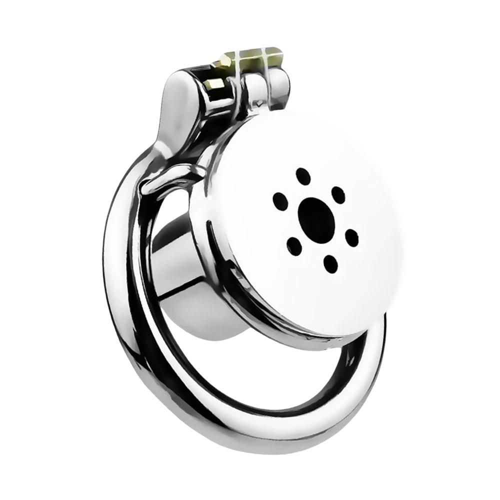 FRRK Sissi Male Chastity Device Inverted Plugg Flat Cock Cage BDSM Sex Toy For Men Erotic Urethral Lock Bondage Belt Penis Ring - view 4