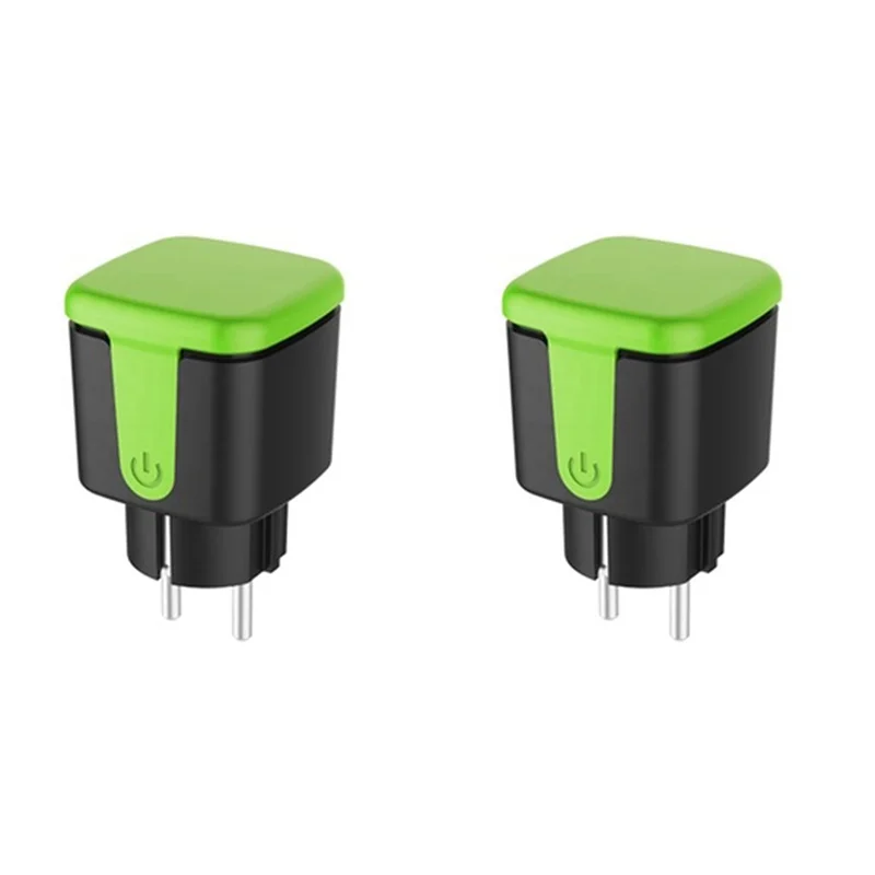 

B23B 2X Smart Plug, умная розетка с дистанционным управлением Wi-Fi 16A с функцией монитора мощности, для Tuya Smart Life Alexa EU Plug