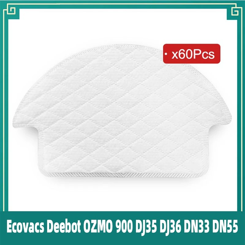 

Для робота-пылесоса Ecovacs Deebot OZMO 900 DJ35 DJ36 DN33 DN55 одноразовые тряпки, тряпки, аксессуары и запчасти