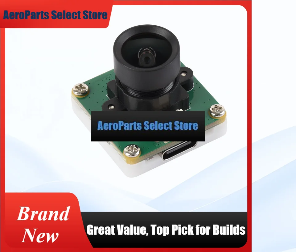 AeroPartsOS05A10 5MP USB Camera Module, USB 2.0 Type-C Interface With SH1.0 4-Pin Header