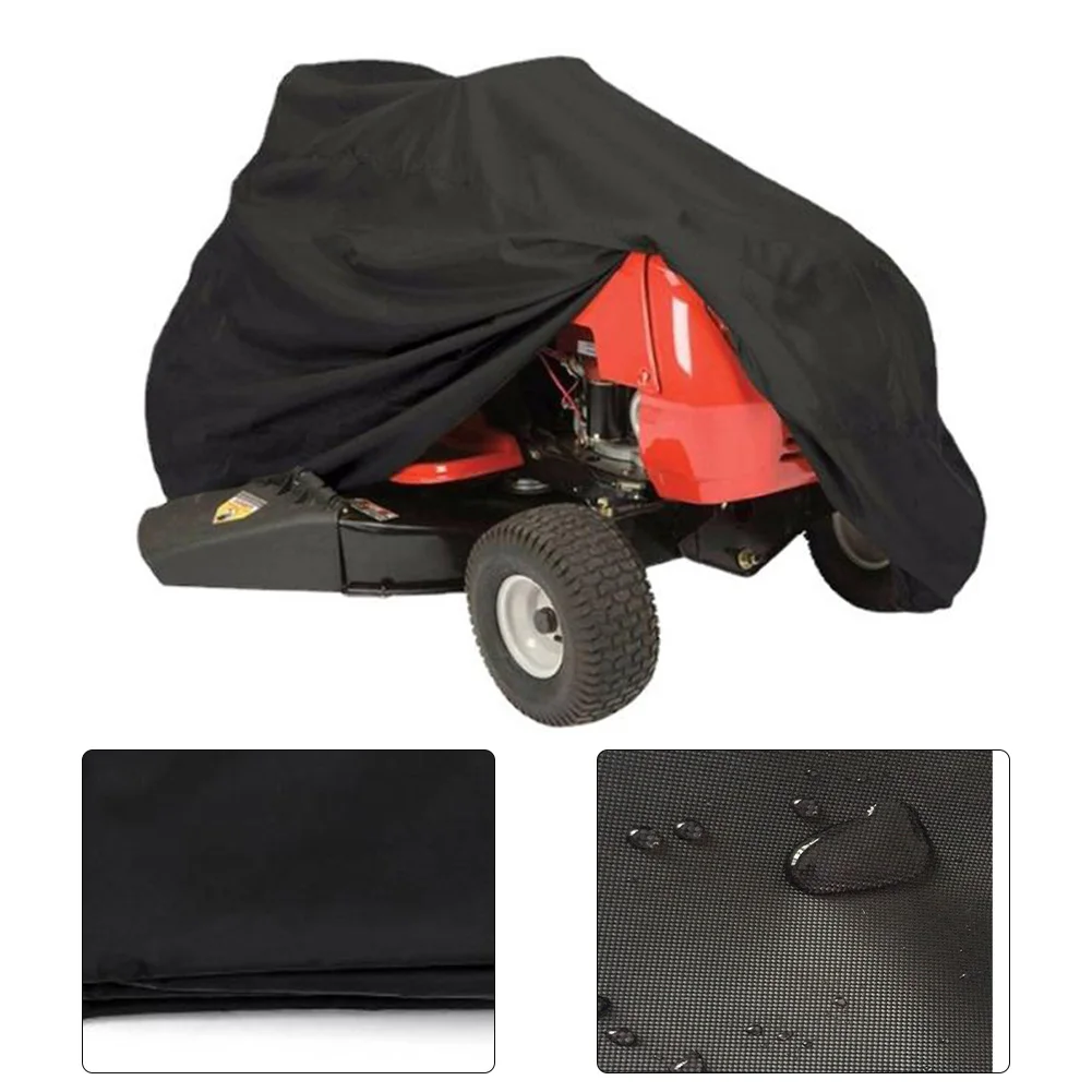 210D Oxford Cloth Black for Lawn Mower Cover Waterproof Cover Sunscreen Car Cover Grass Trimmer Accessories Gardening Tools