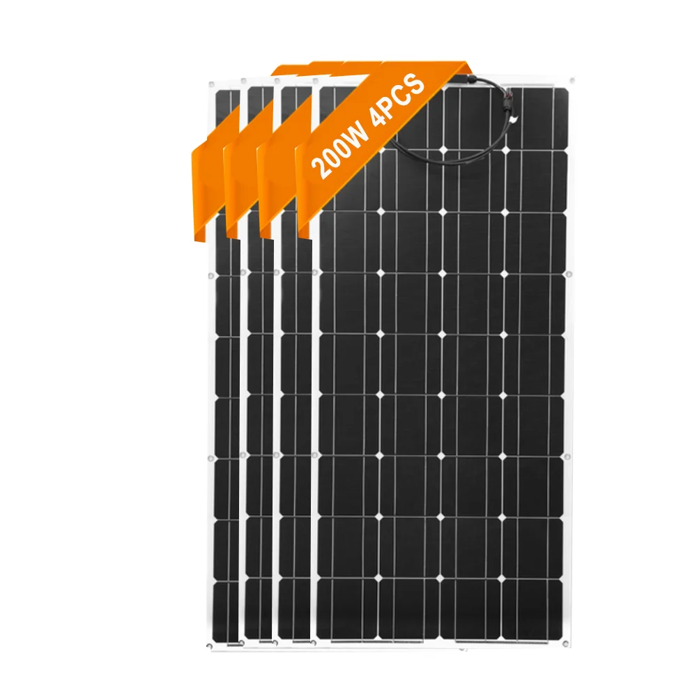 600w Flexible Monocrystalline Solar Panel Kit For Home & RV & Boat Flexible Solar Panel China Drop Shipping