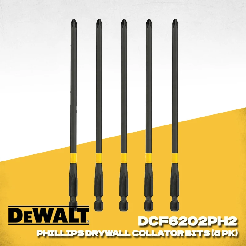 

Набор бит DEWALT DCF6202PH2-5 Phillips для гипсокартона, 5 шт., для электроинструментов DCF620/DCF630/DCF6202, аксессуары для беспроводных электроинструментов