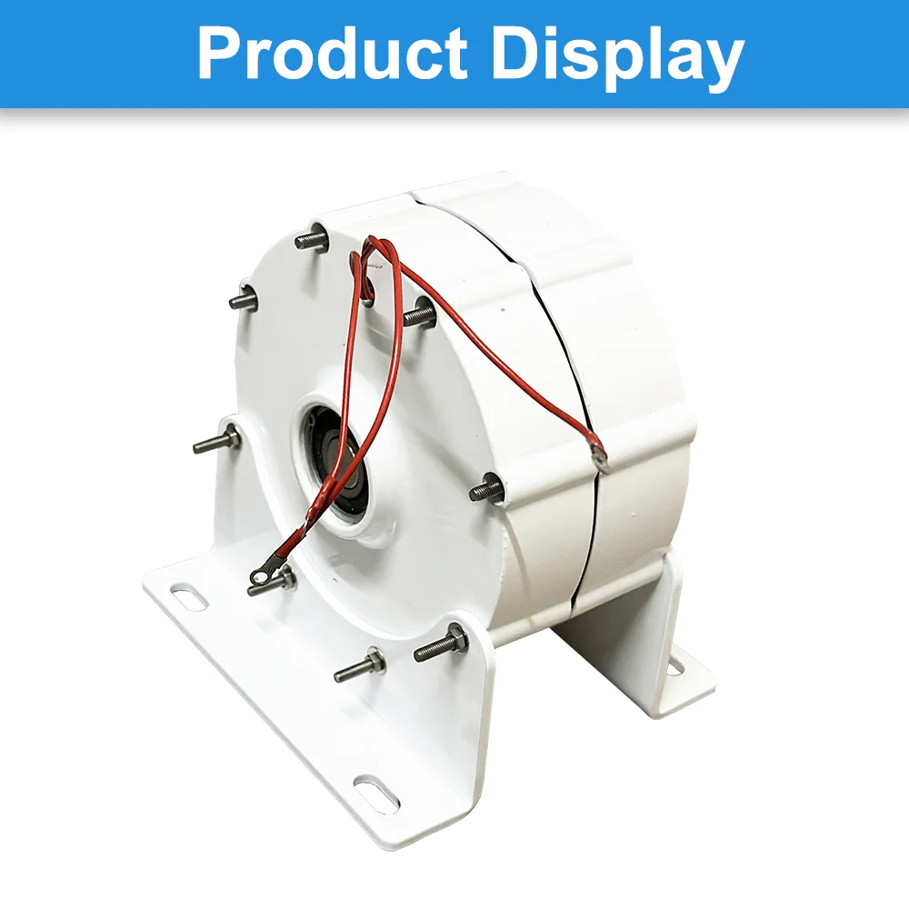 Imagem -04 - Gerador de Ímã Permanente sem Engrenagens Turbina Eólica Turbina de Água Low Rpm Use para Bateria de Carga Make Power Energy System 3000w