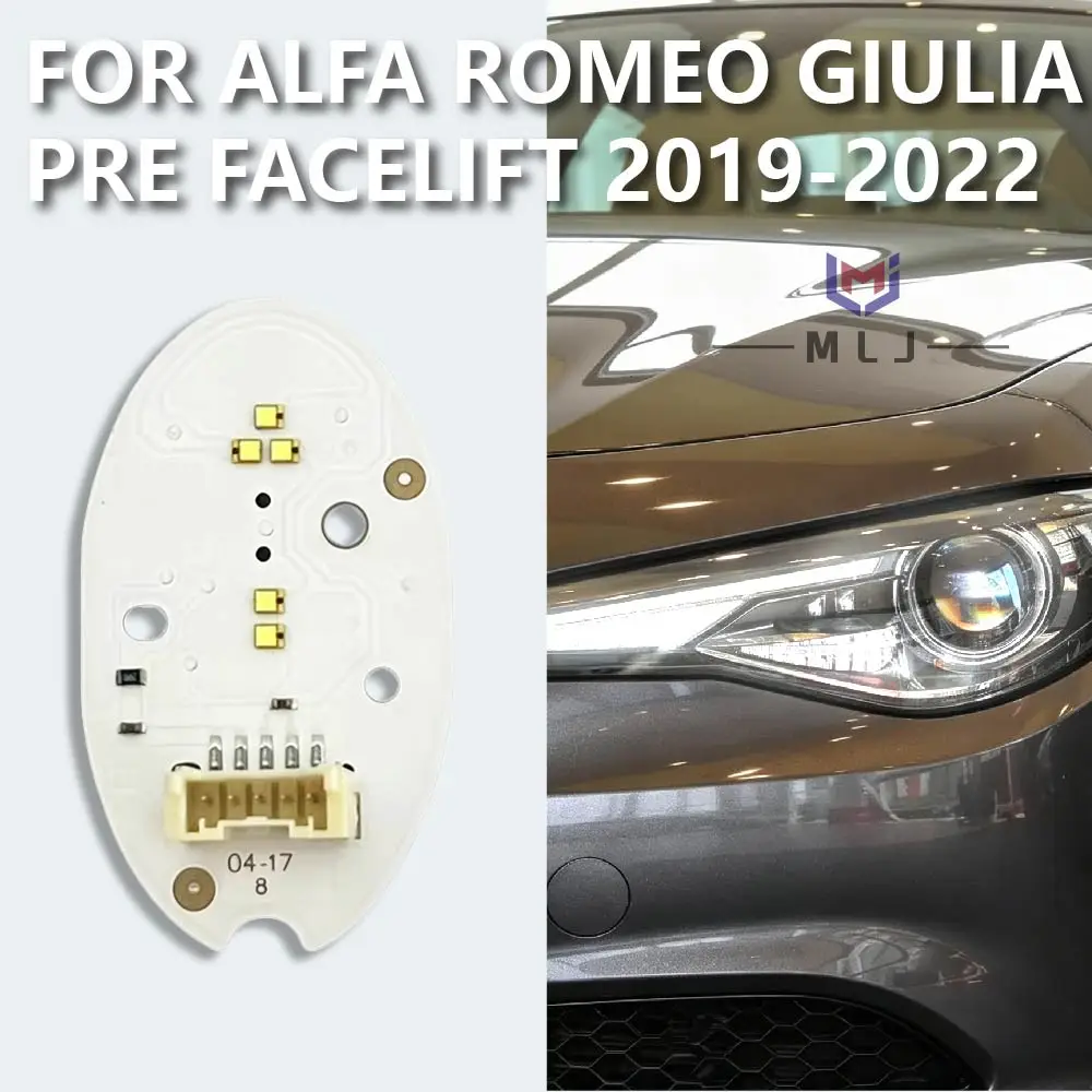 For Alfa Romeo Giulia 2019 2020 2021 2022 Angel Eyes DRL Light Source Chips PCB Boards Daytime Running Light Replacement Parts