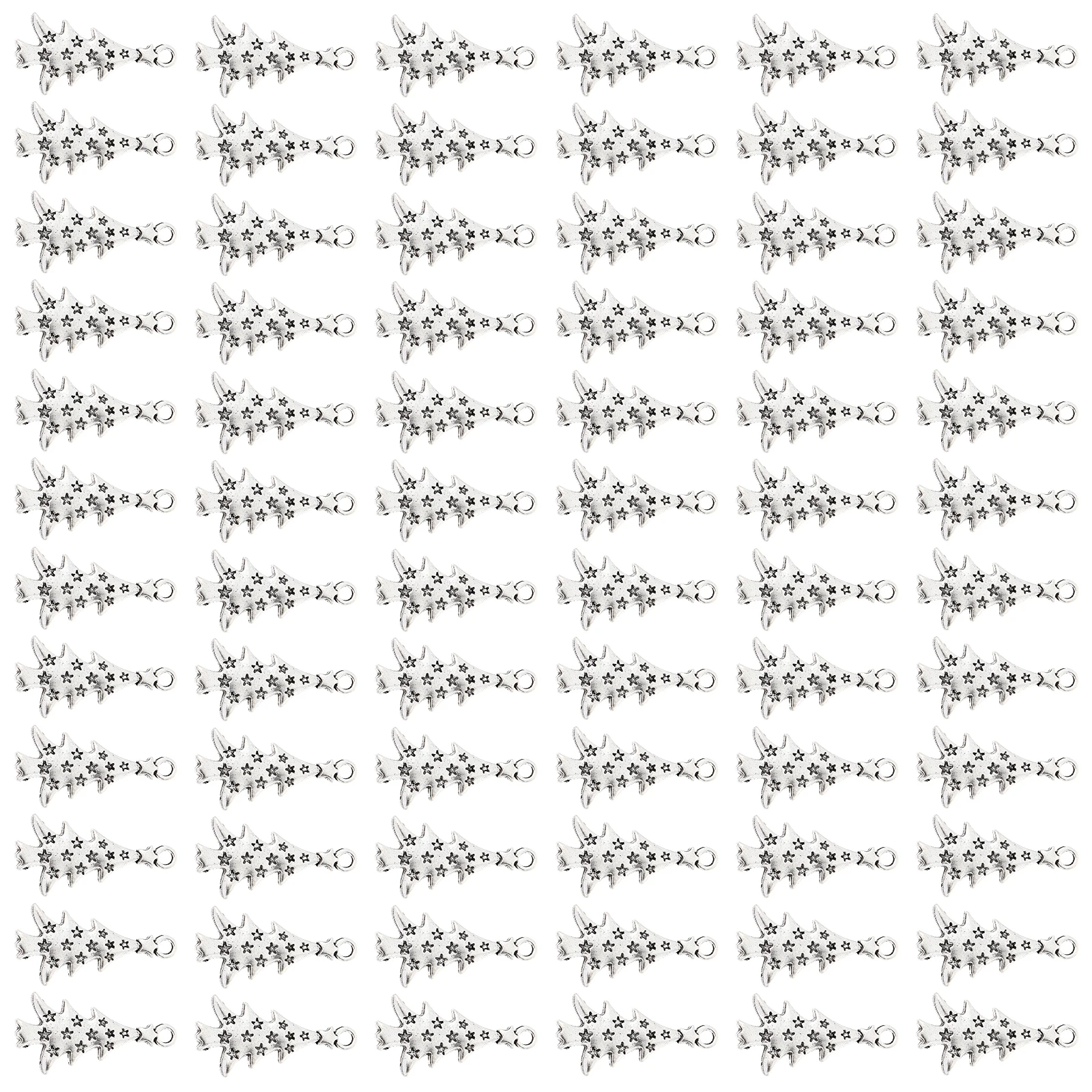 100 шт., аксессуары для подвесок со звездами, высокое качество, прочные маленькие подвески «сделай сам», рождественские очаровательные ювелирные изделия, ожерелье, декор, Рождество