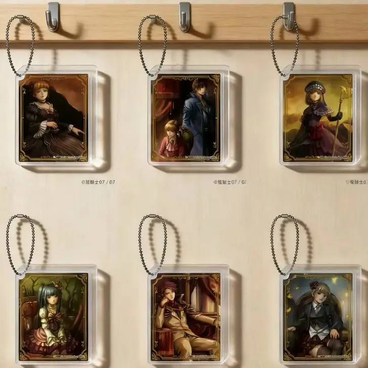 Anime Umineko When They Cry Surrounding Beatrice Ushiromiya Eva Acrylic Keychain HD Schoolbag Pendant Collecting Toy For Gift