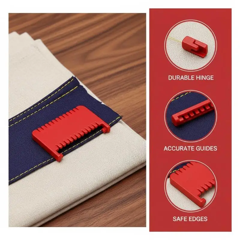 Sewing  Placement Guide Template for Consistent Lines Precision Spacing Tool for Fabric Crafts