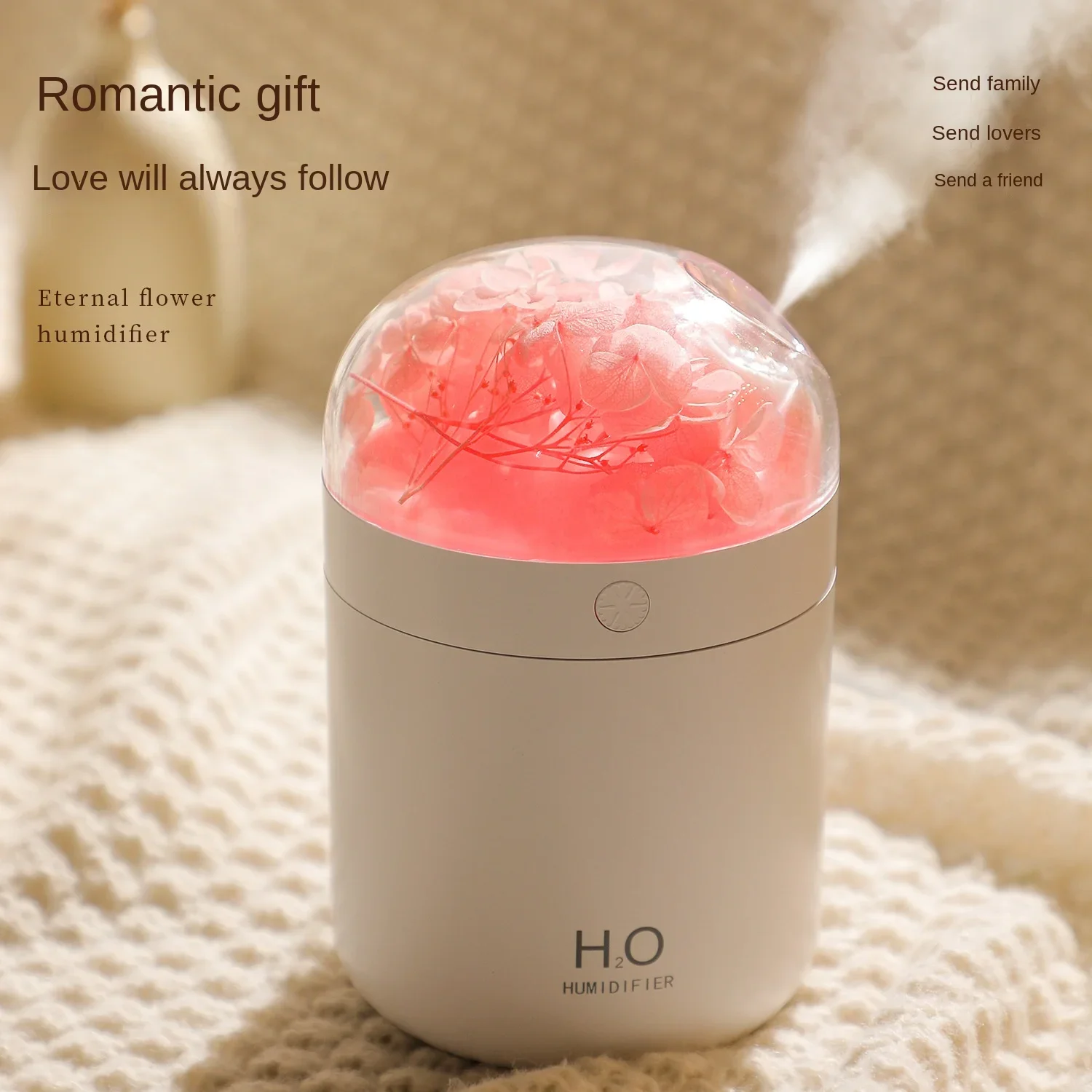 

Desktop Sprayer Aromatherapy Ambient Light Humidifiers Air Humidifier Mini Home Bedroom Hydration