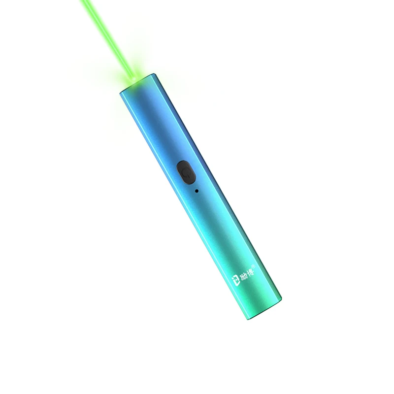 Cyan Laser pointer Type-C USB rechargeable laser pointer far shot  infrared laser torch green laser pointer teaching teasing cat