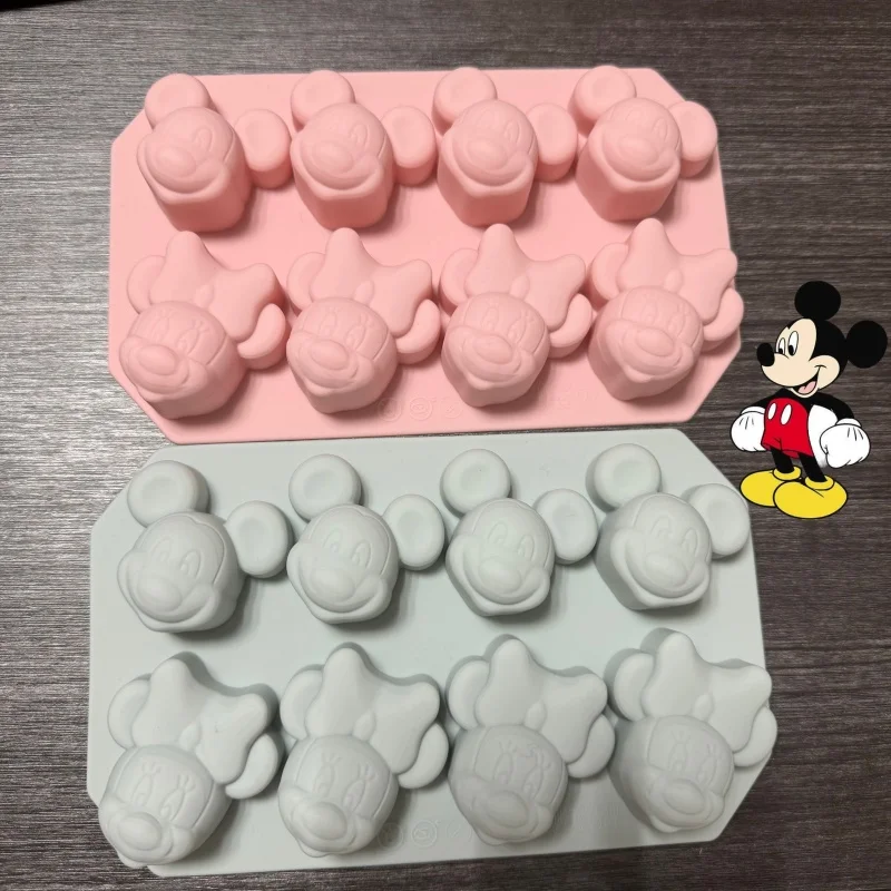 

Новая силиконовая форма для выпечки в виде милых мультяшных персонажей Микки и Минни, для кексов, тортов, кондитерских изделий, подарков на вечеринки, формочки для выпечки из воска