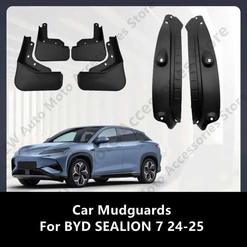 

Car Mudguards For BYD SEALION 7 24-25 Mud Guards Fender Flare Mudflaps Exterior Parts Auto Modification Accessories Refit