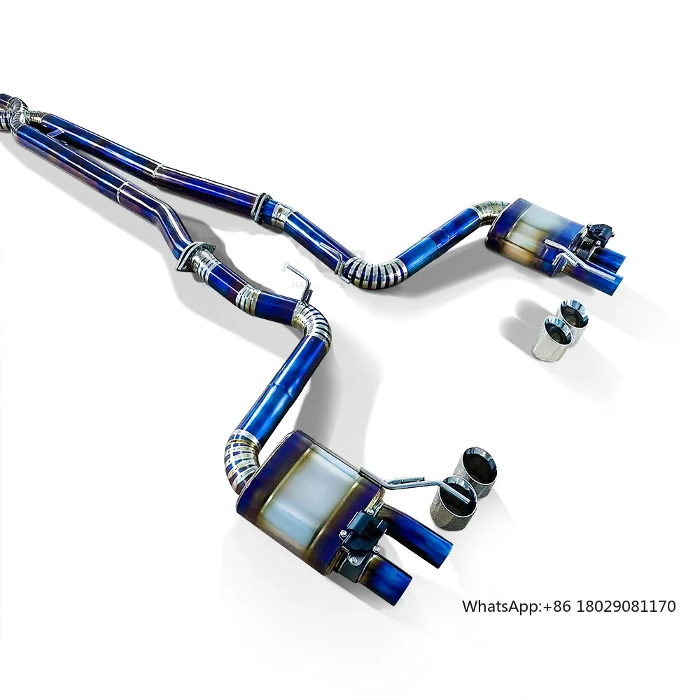 OEM Titanium Alloy Catback Exhaust Pipe For 2012-up Ford Mustang Gt500 V8 3.7 5.0L Exhaust System Muffler valvetronic exhaust