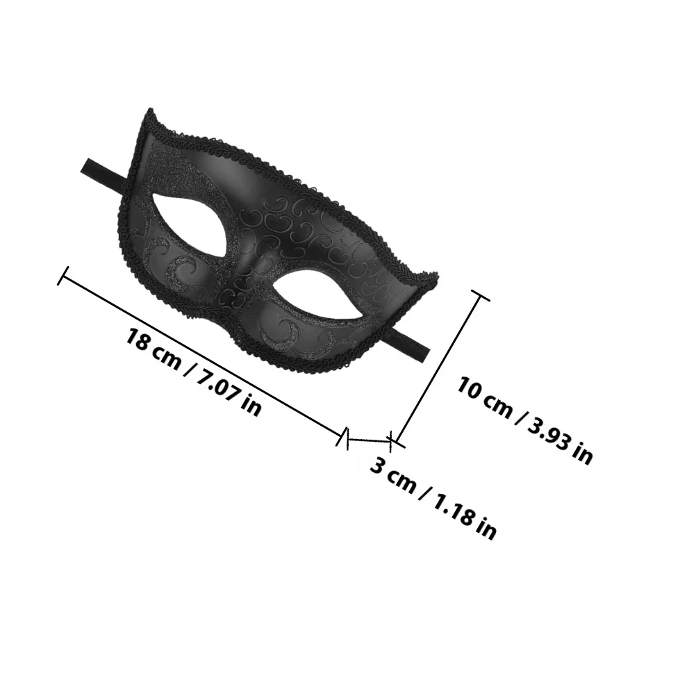 Sexy Mask Plastic Masquerade Ball Mask Cosplay Costume Accessory Vintage Party Face Cover Halloween Decorative Props