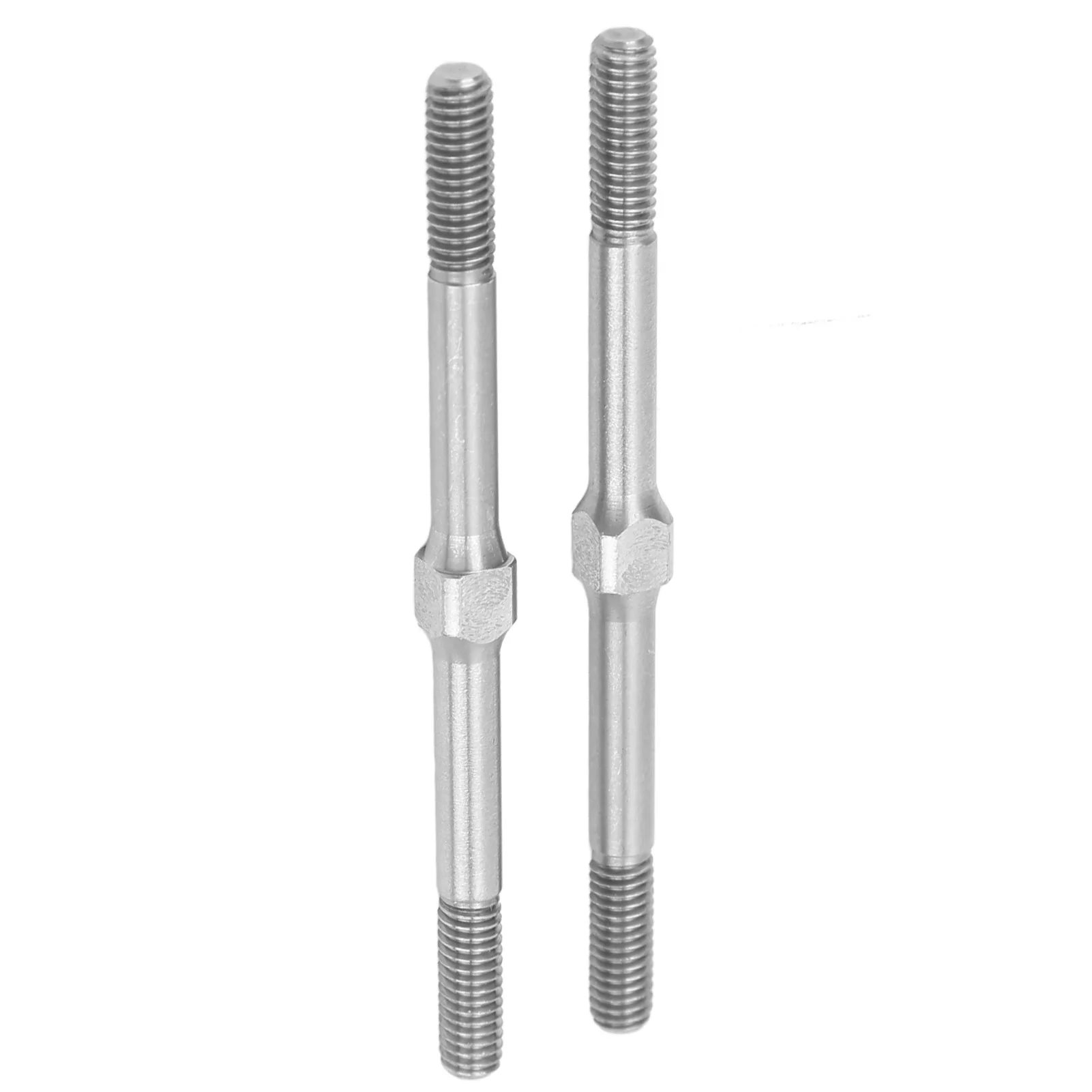 M4 63 مللي متر الصلب وصلة ربط المقطورة قضيب ترقية عدة ل ARRMA الجرانيت 1/10 RC سيارة الفضة 2 قطعة-قطع غيار عالية القوة