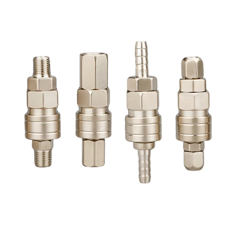 عالية الجودة C نوع هوائي موصل سريع الذاتي قفل أنبوب مضخة ضاغط الهواء الملحقات أداة عملية بيد واحدة #1