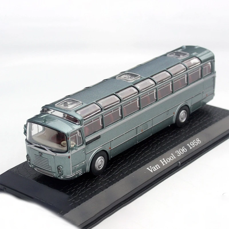 

IXO Diecast 1:72 Scale Bus Van Hool 306 1958 Simulation Alloy Car Model Static Display Collectible Toy Gift Souvenir Decration