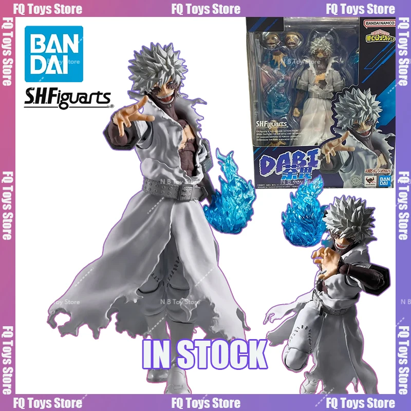 Original BANDAI S.H.Figuarts Boku No Hero Academia Dabi Anime figuras de juguete My Hero Academia conjunto PVC modelo colección regalo