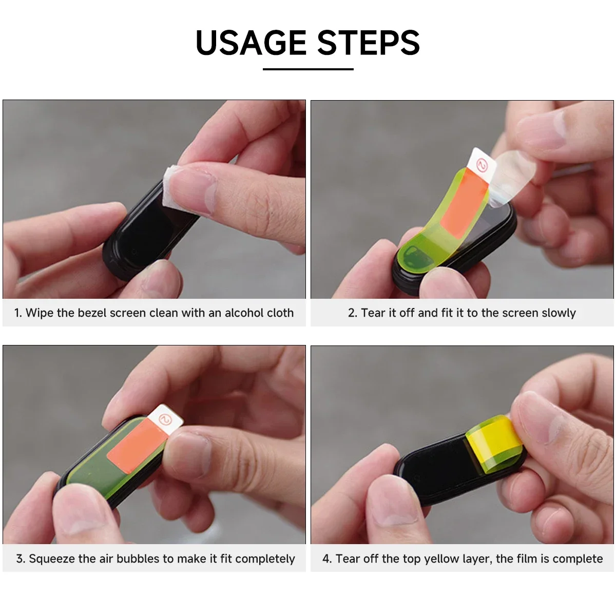 Soft Hydrogel Film For Xiaomi MiBand 9 8 7 6 5 Screen Protective Soft Film for Xiaomi Mi Band 8pro7pro Smart Wristband Not Glass