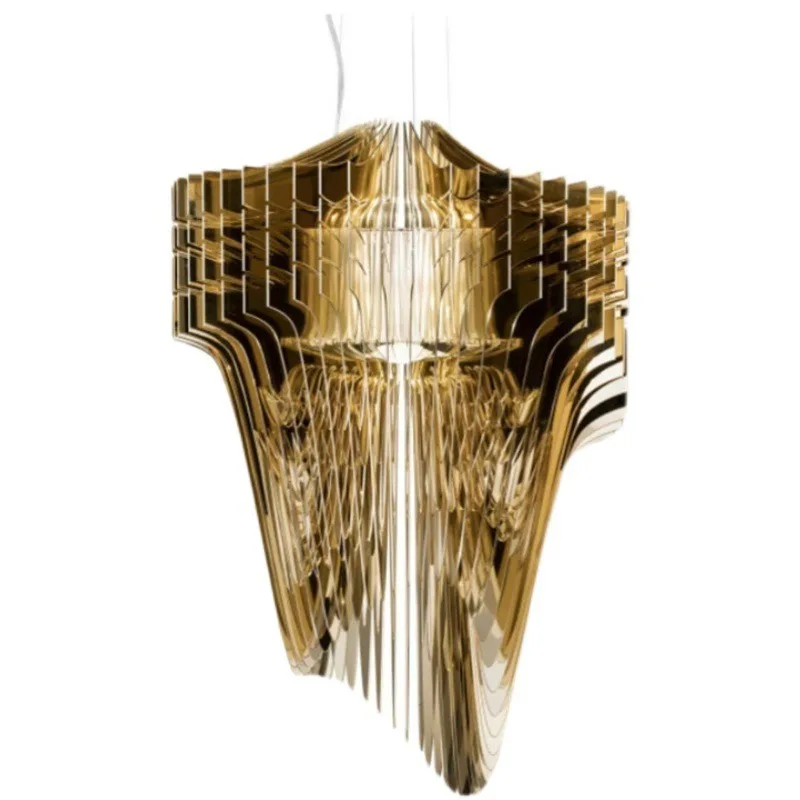 Exhibition hall acrylic art chandelier, model room dining room living room villa staircase light