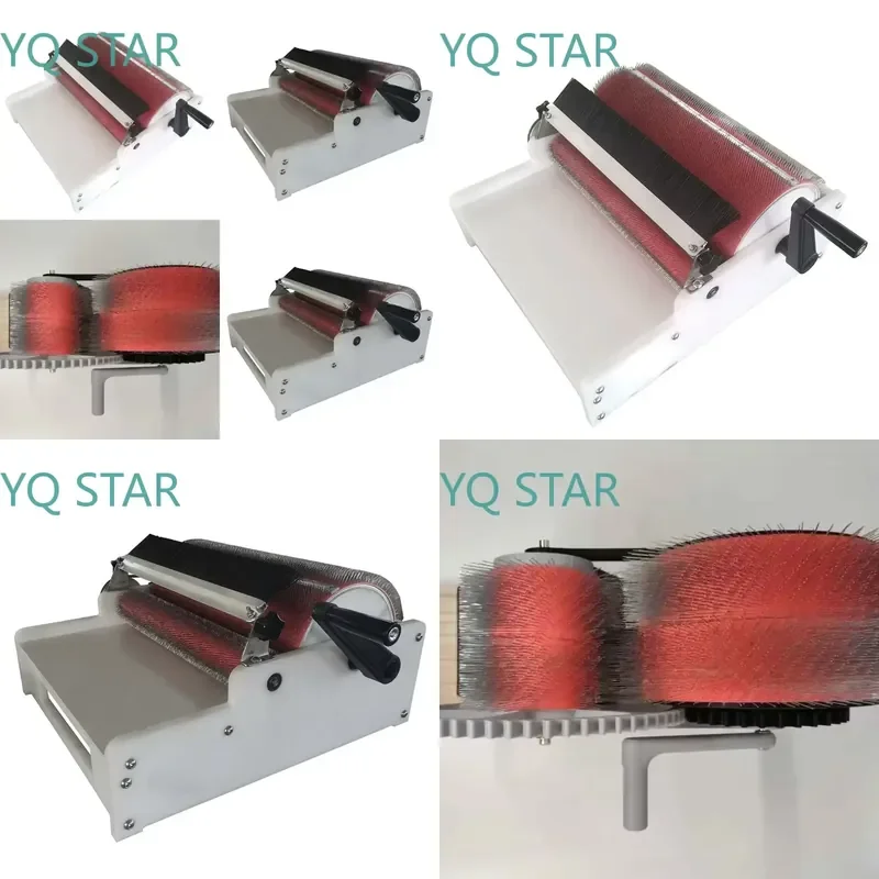 Mini Swing Wool Drum Carding Machine for Handmade Wool Combing and Fiber Processing