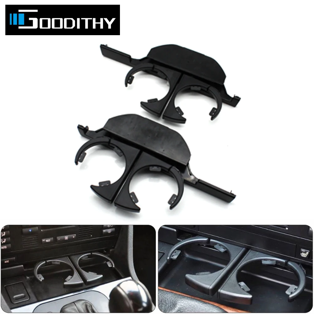 

LHD RHD Car Front Dash Water Drink Cup Holder Portable Retractable For BMW 5 Series E39 1996-2003 520 523 525 528 530 535 540