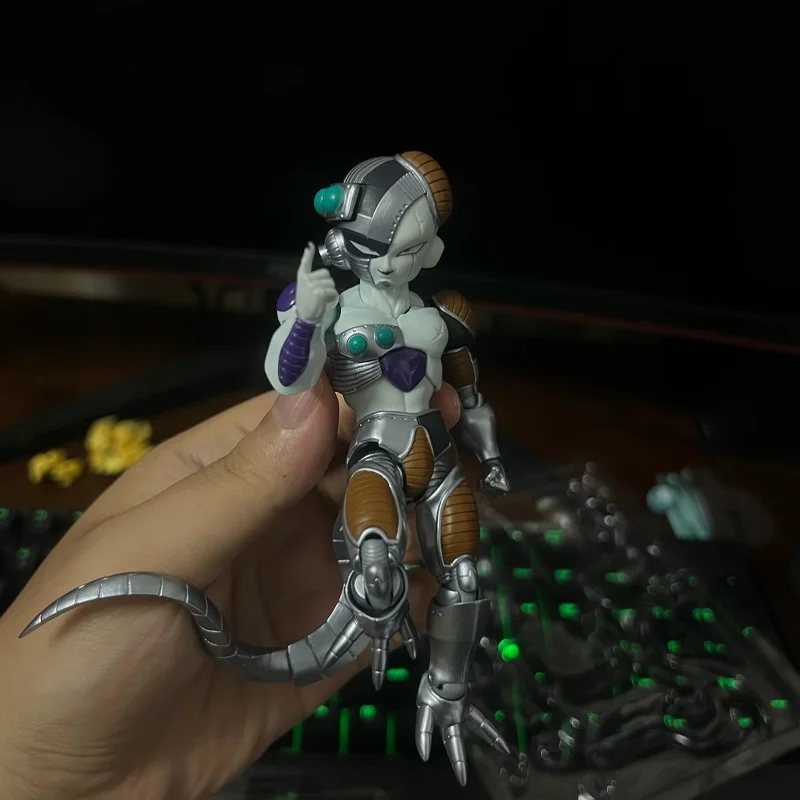 12cm Dragon Ball Z SHF mechaniczny Frieza sztuczna osoba rozdział figurki Model złoczyńca król zabawka dekoracja stołu prezent