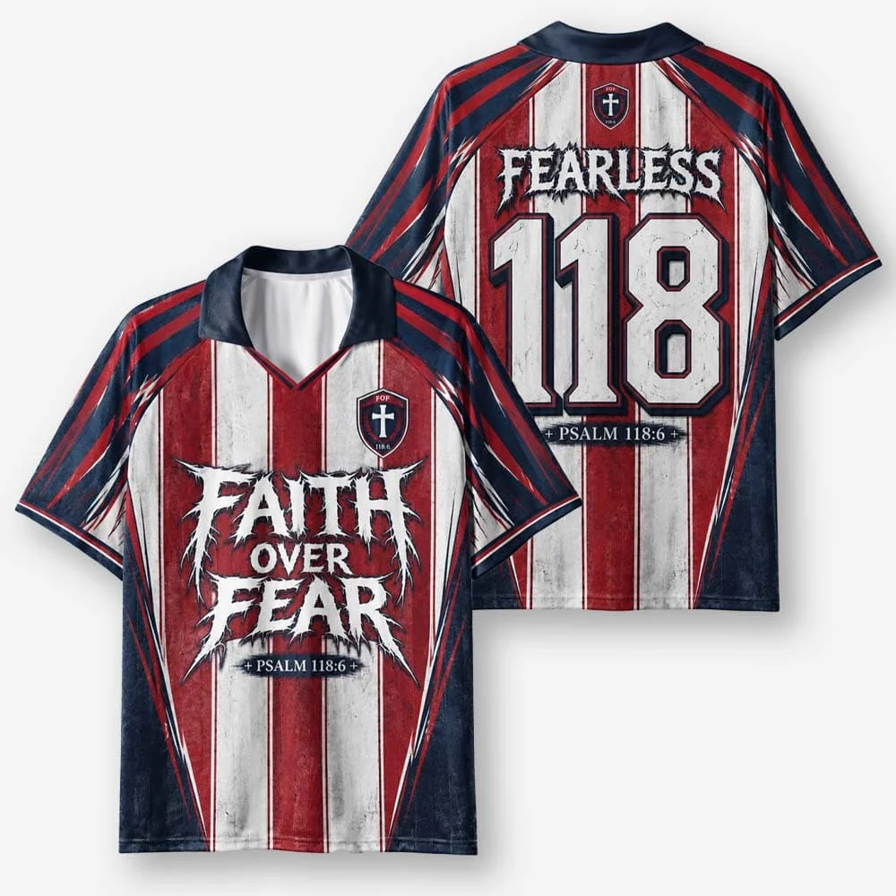 2026 New Lapel Polo Short Sleeved Shirt Retro Christian Cross Religious Pattern Printed T-shirt Fitness Training T-shirt