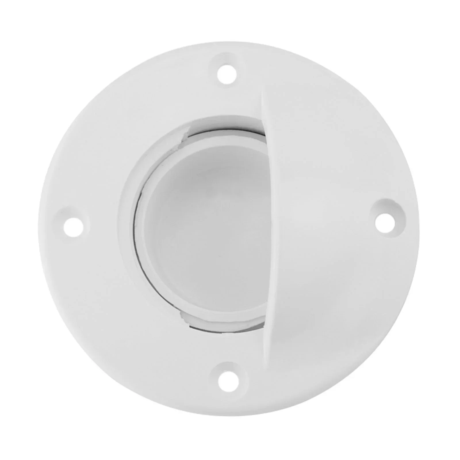 1 Pc Universal White Nylon Marine Transom Deck Mount Sided Drain Scupper Valve Screw Cap Bung Stopper Replacement Yachts Boats
