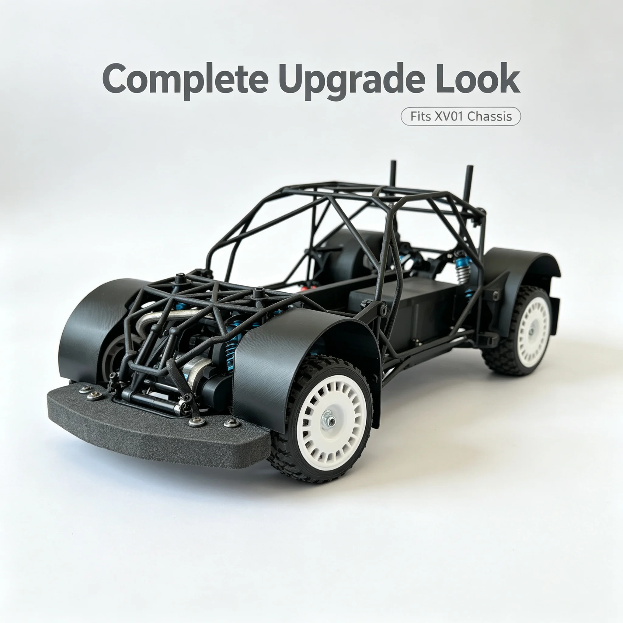 Rc Car Body Shell - ชุดโรลเคจ Tamiya XV01, แผ่นกันโคลนพิมพ์ 3 มิติ