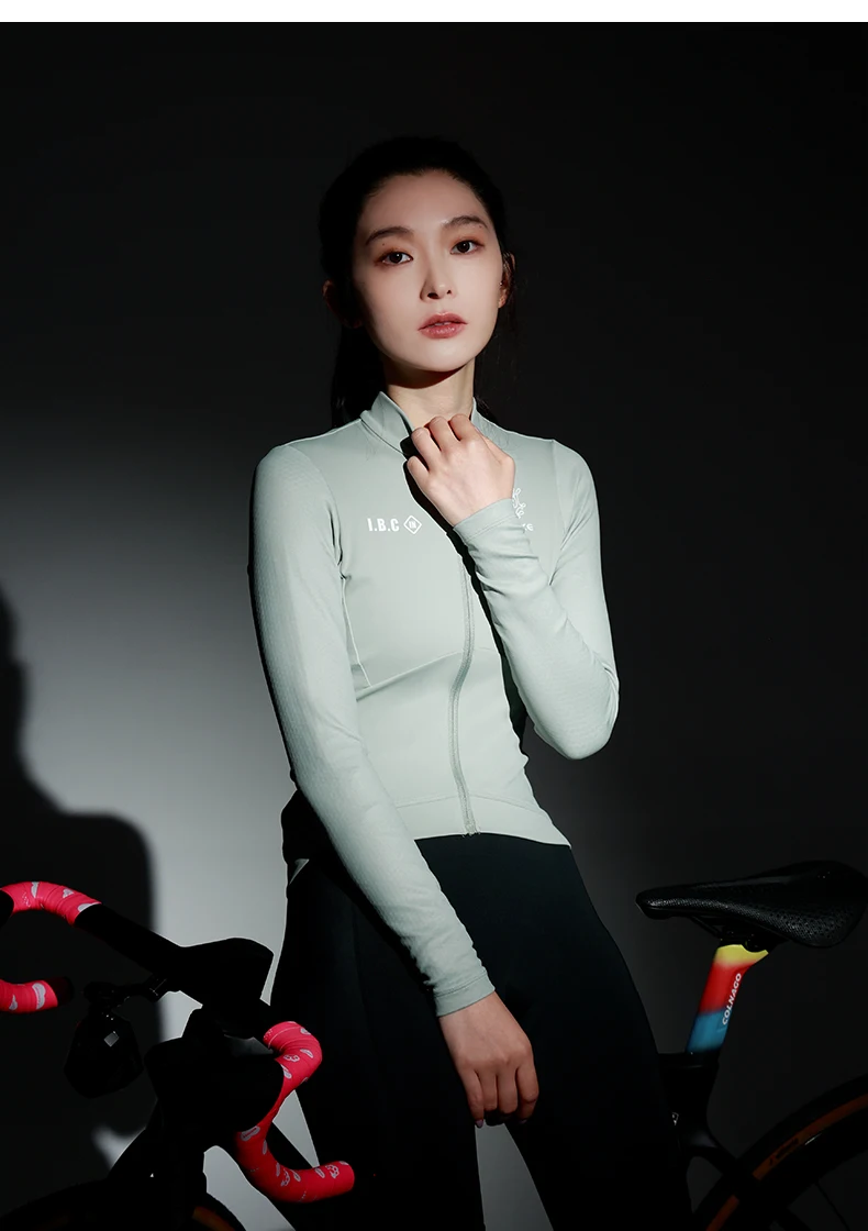 INBIKE Fahrradbekleidung Herbst- und Winter-Fleece Langarm-Oberteil Neue Damen-Rennrad-Warmjacke Outdoor-Sportshirt – Detail 12