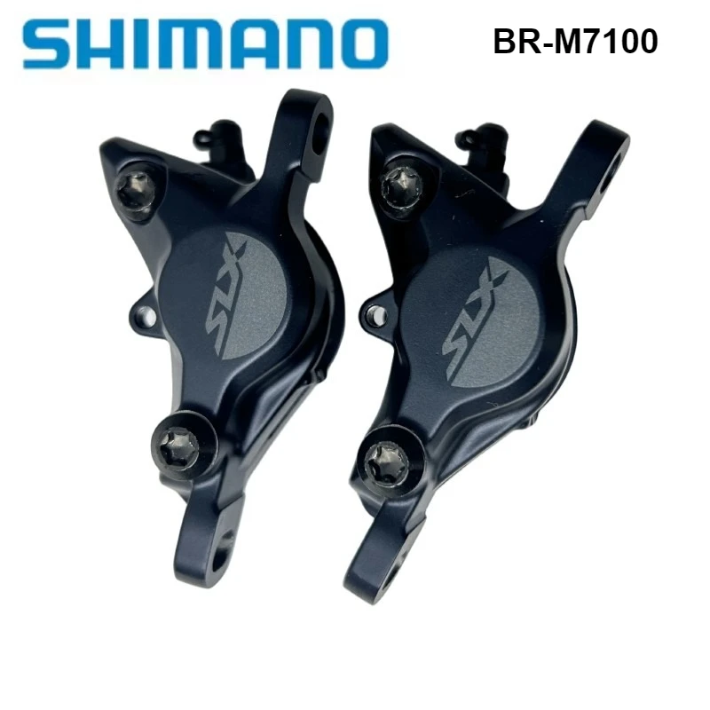 Shimano XT BR M7100 BR-M7100 MTB суппорт дискового тормоза 2-поршневой с тормозными колодками из смолы G05S/J05A или металл J04C оригинал Shimano XT BR M7100 BR-M7100 MTB суппорт дискового тормоза 2-поршневой с тормозными колодками из смолы G05S/J05A или металл J04C оригинал