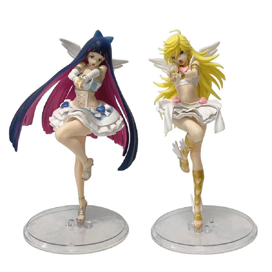 Original Panty & Stocking with Garterbelt Figure Panty Stocking Action Figure PVC Model Collection Anime Figurine Birthday Gift
