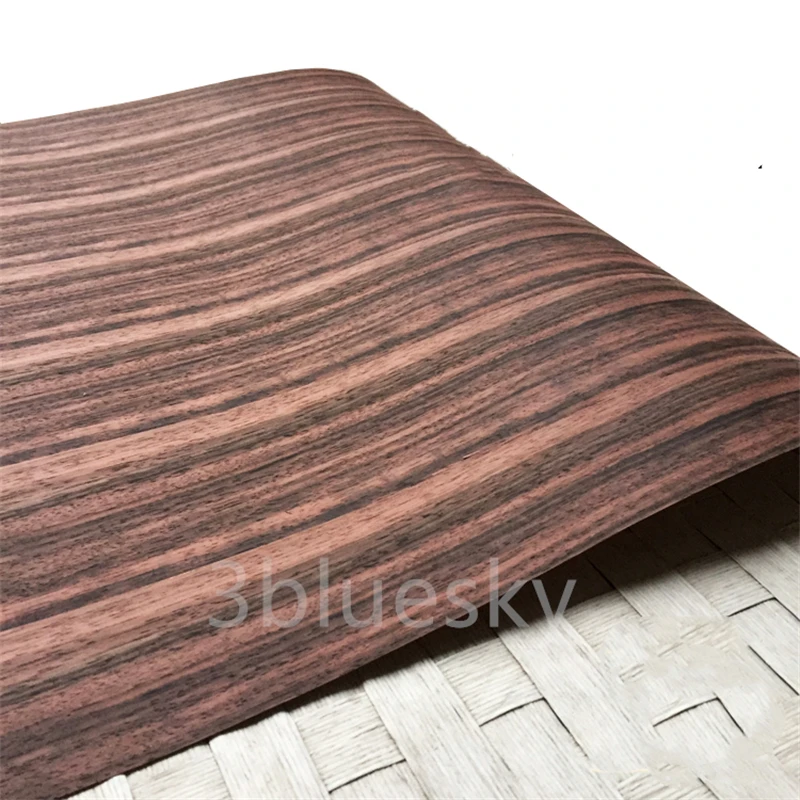 Natural Wood Veneer Indonesia Ebony for Furniture Backing Kraftpaper about 60cm x 2.5m 0.3mm Q/C